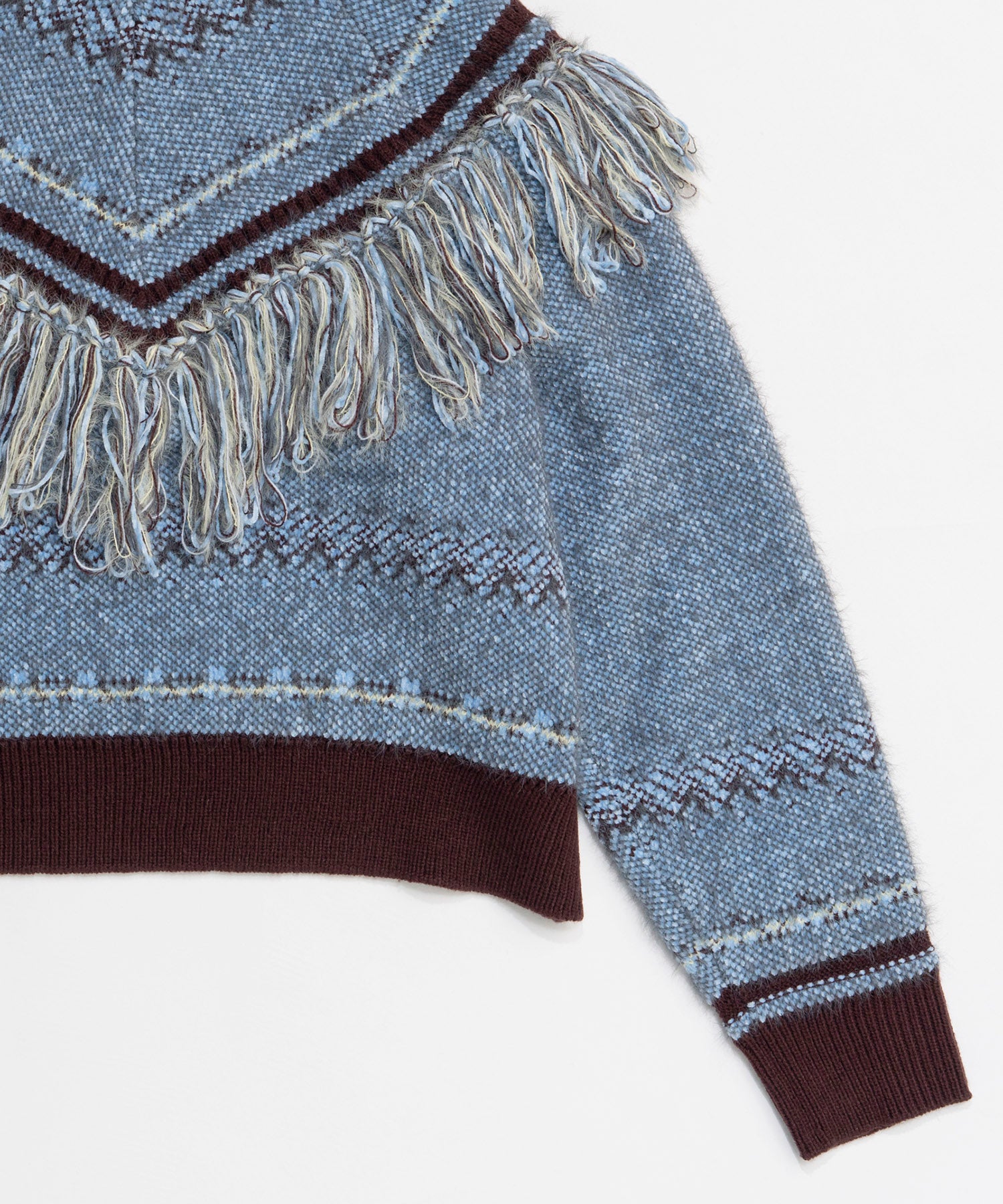 Fringe Feather Knit