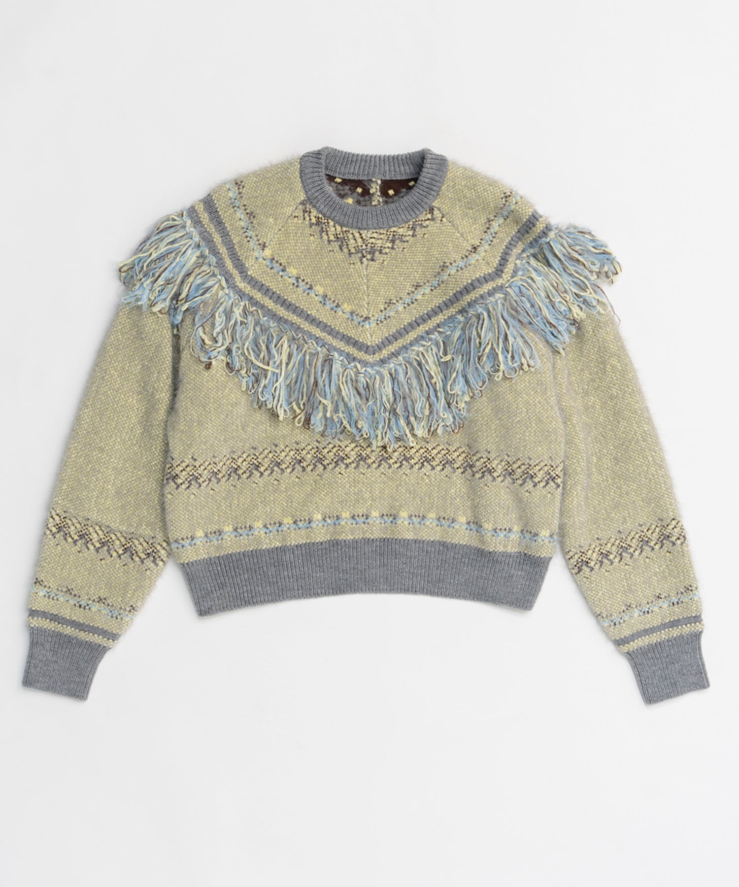 Fringe Feather Knit