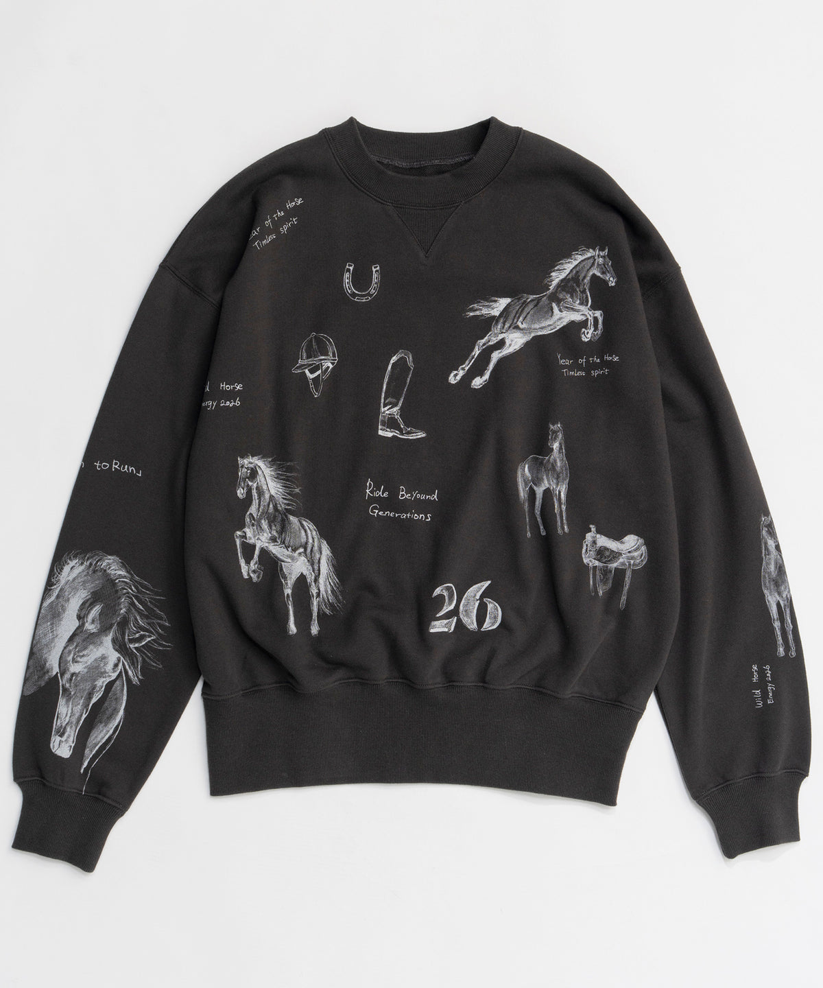 【2026Horse Collection】Drawing Horse Sweatshirt