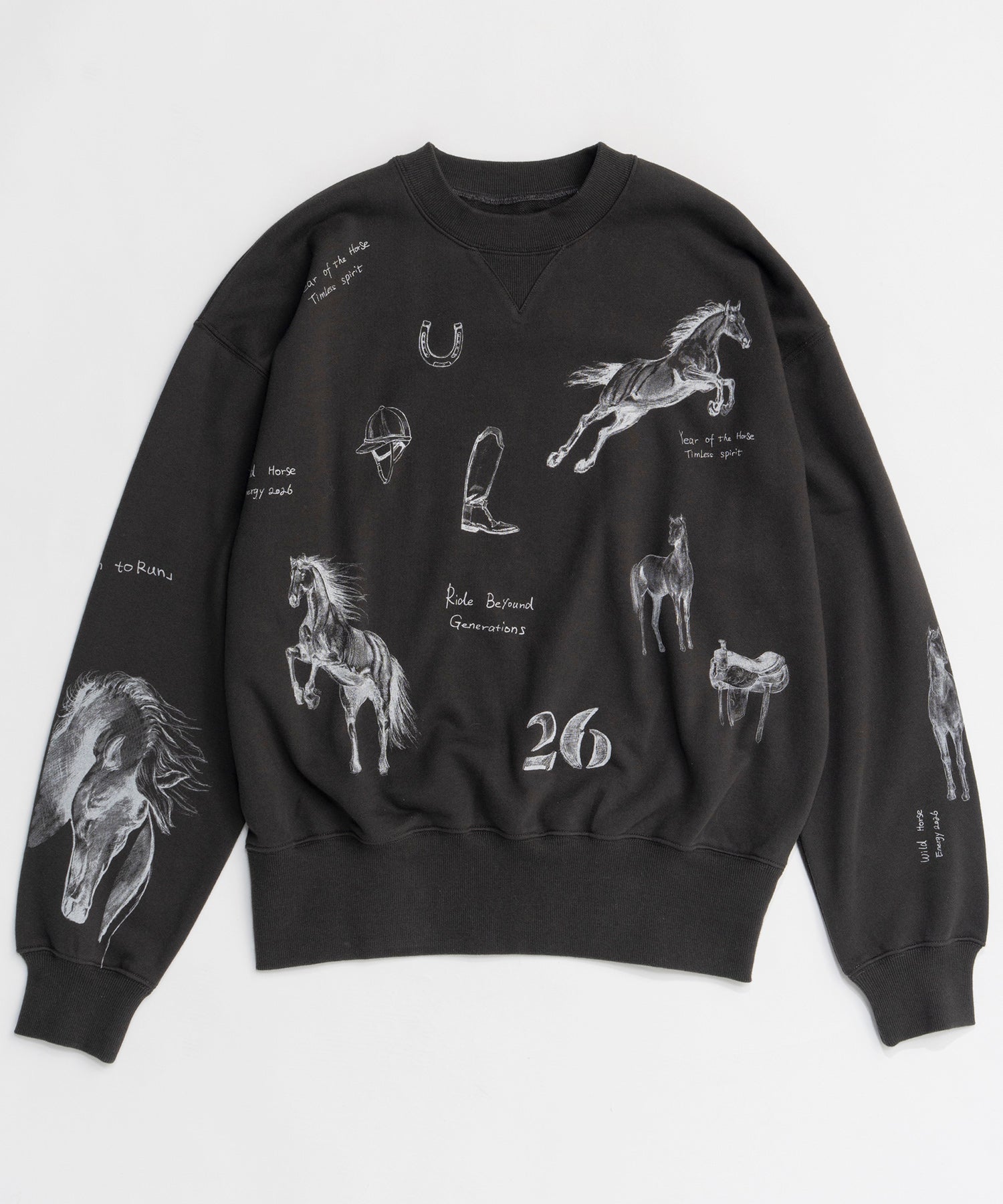 【2026Horse Collection】Drawing Horse Sweatshirt