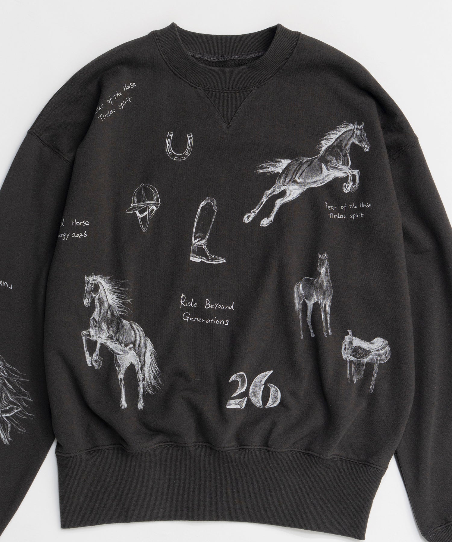 【2026Horse Collection】Drawing Horse Sweatshirt