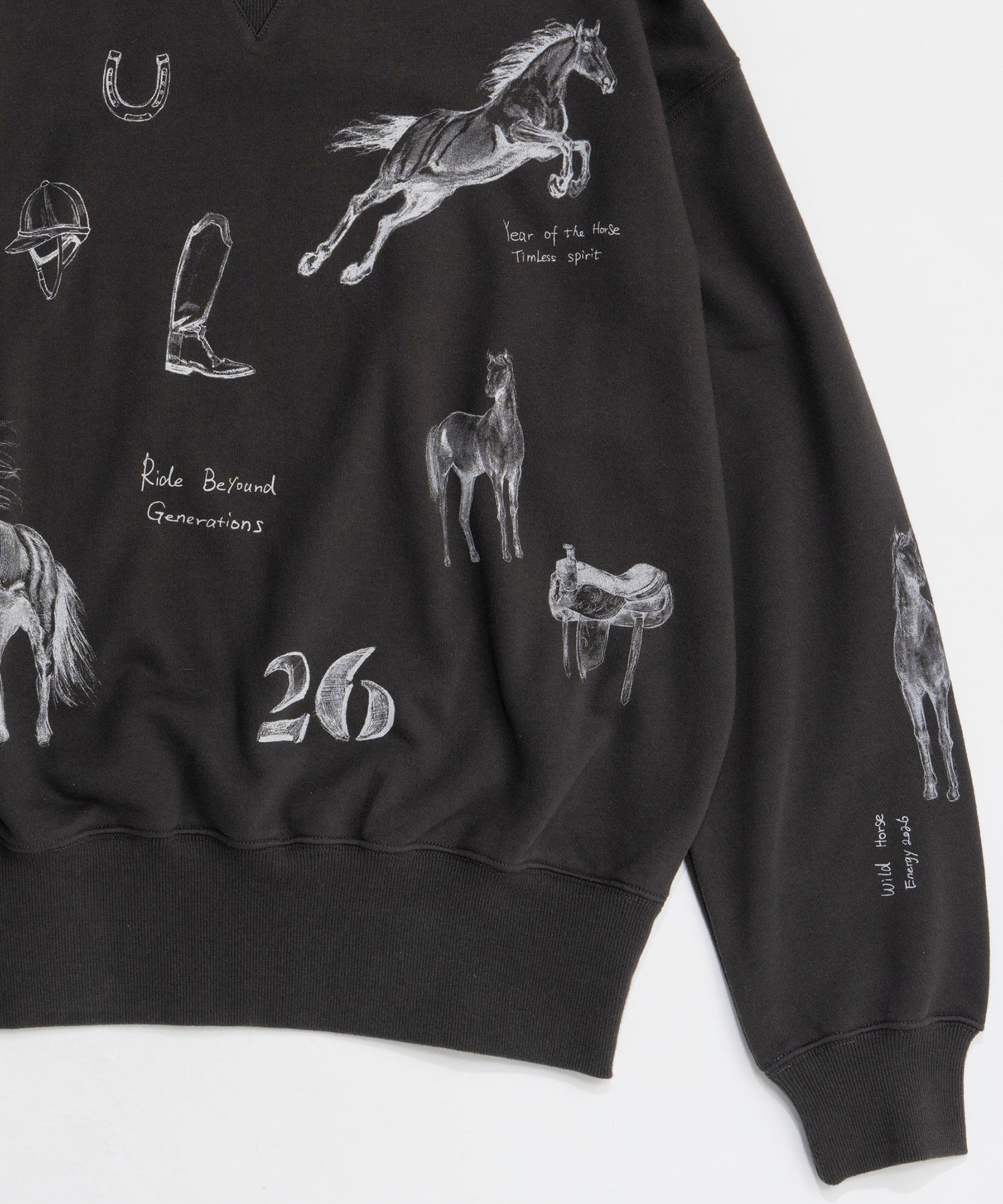 【2026Horse Collection】Drawing Horse Sweatshirt