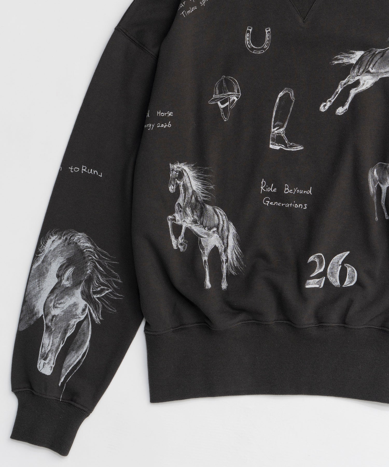 【2026Horse Collection】Drawing Horse Sweatshirt