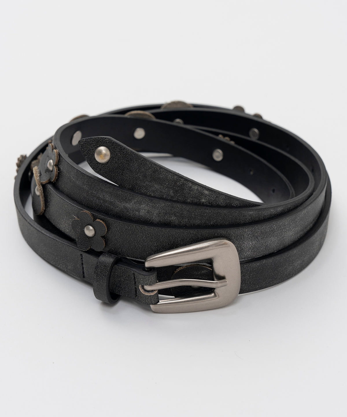 【OPEN YY】WRAP AROUND FLOWER-STUD BELT