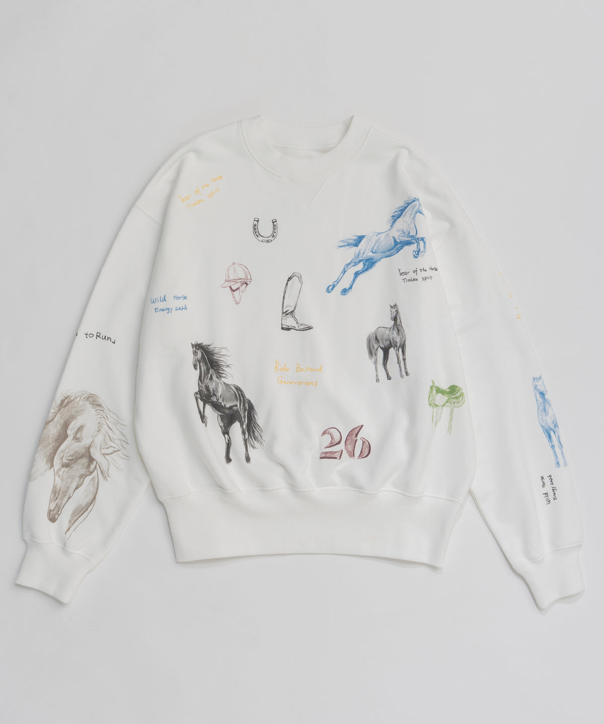 【2026Horse Collection】Drawing Horse Sweatshirt