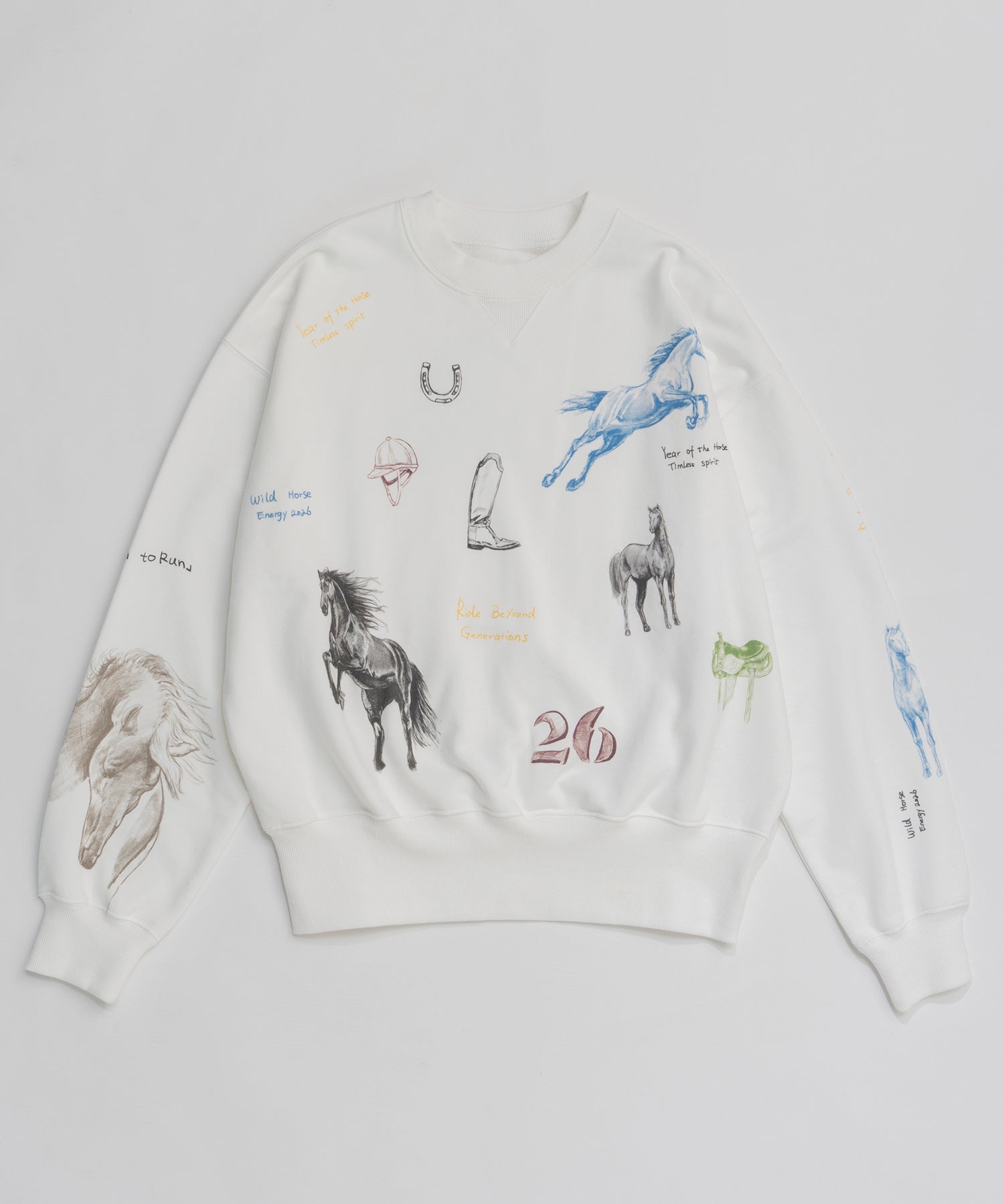 【2026Horse Collection】Drawing Horse Sweatshirt