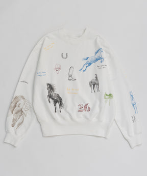 【2026Horse Collection】Drawing Horse Sweatshirt