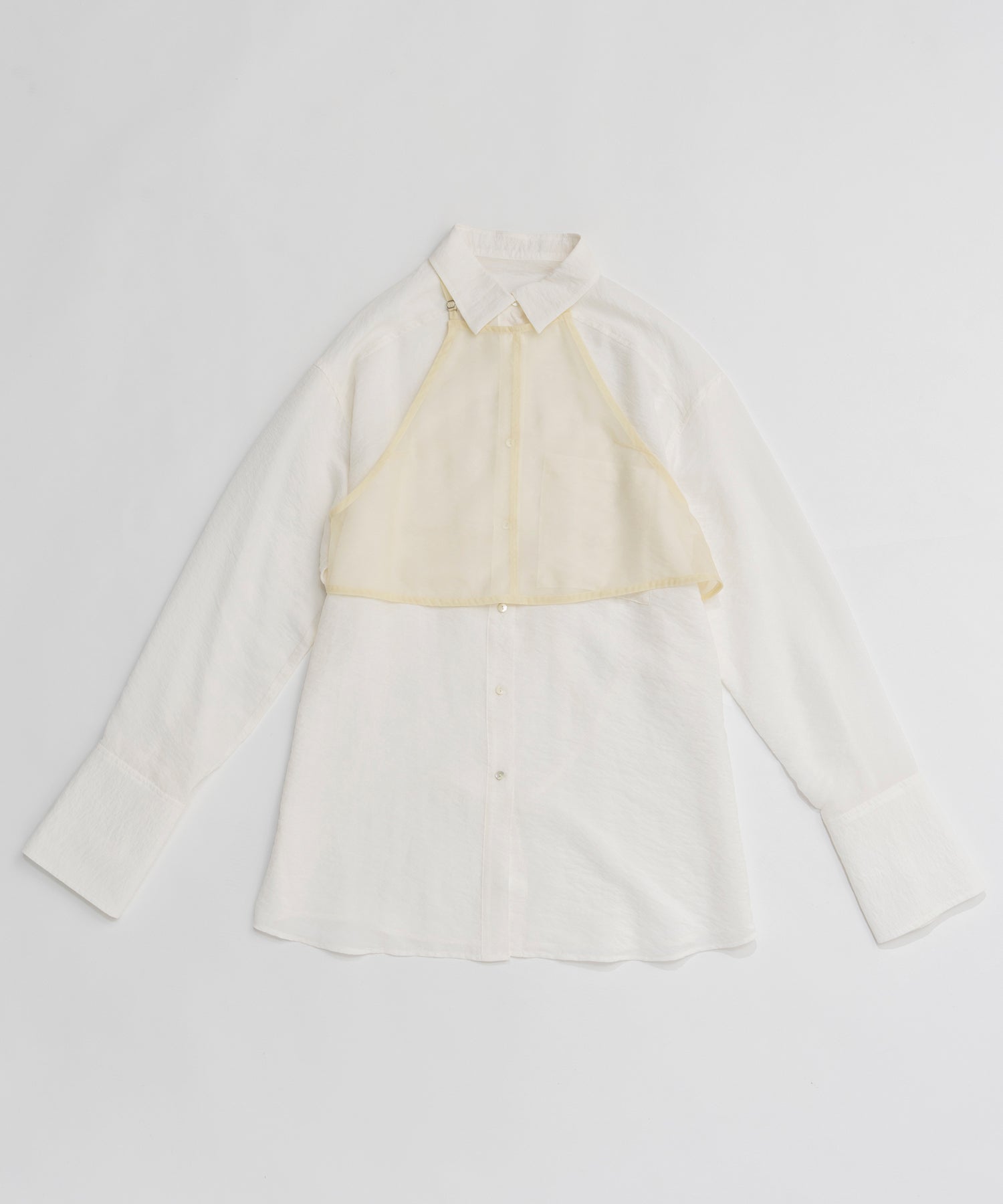 【26SPRING PRE-ORDER】Sheer Bustier Combi Shorts