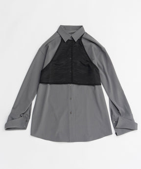 【26SPRING PRE-ORDER】Sheer Bustier Combi Shorts