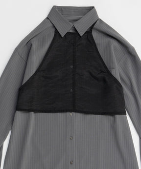 【26SPRING PRE-ORDER】Sheer Bustier Combi Shorts