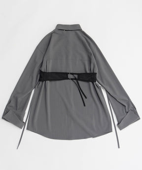 【26SPRING PRE-ORDER】Sheer Bustier Combi Shorts