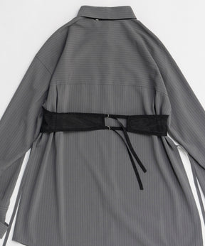 【26SPRING PRE-ORDER】Sheer Bustier Combi Shorts