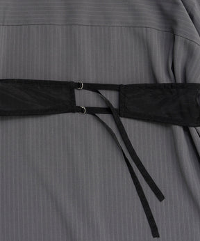 【26SPRING PRE-ORDER】Sheer Bustier Combi Shorts