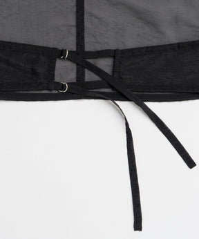 【26SPRING PRE-ORDER】Sheer Bustier Combi Shorts