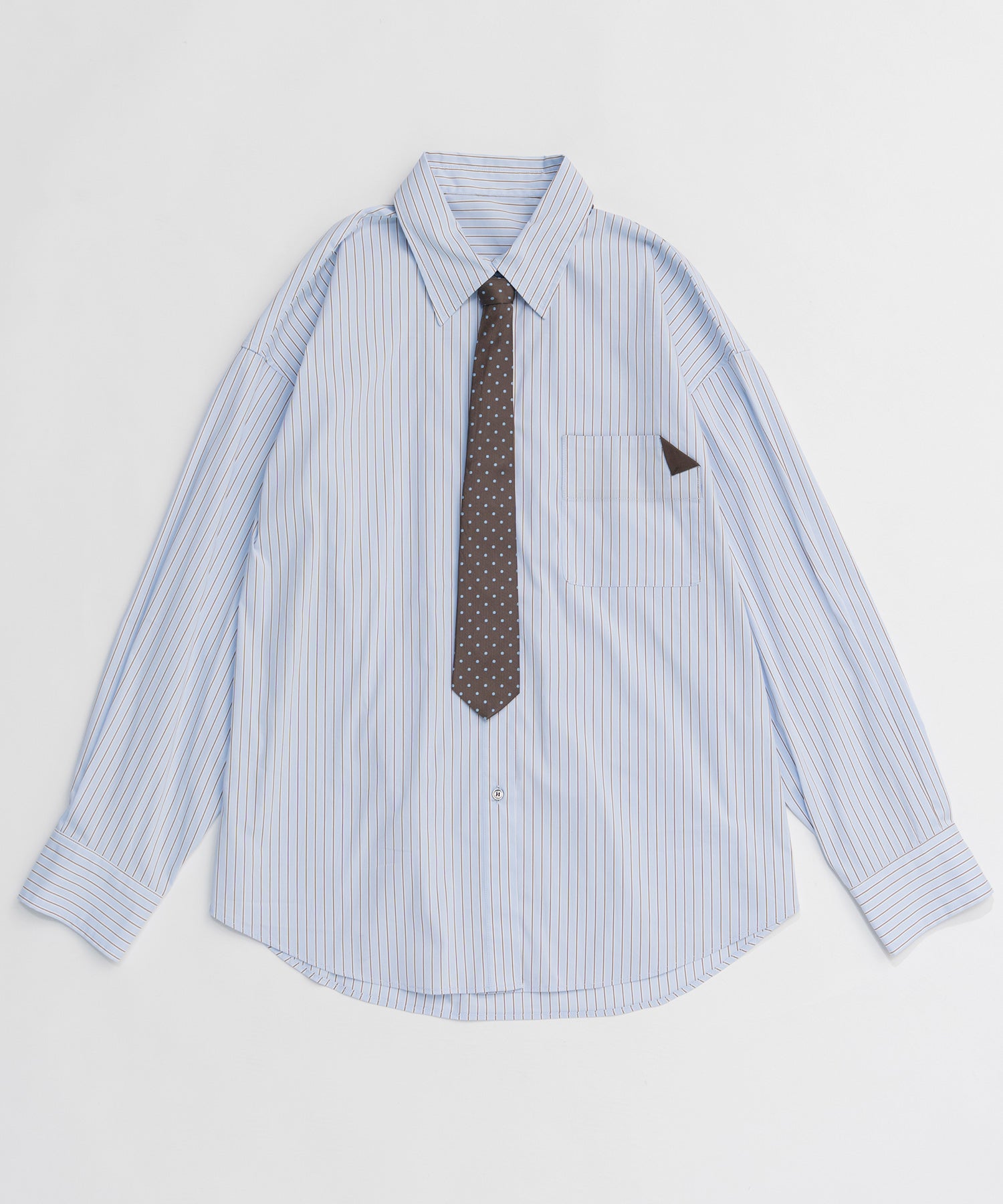 【26SPRING PRE-ORDER】Striped Tie Shirt