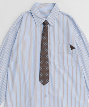 【26SPRING PRE-ORDER】Striped Tie Shirt