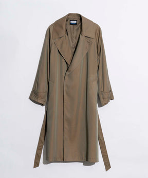 Lyocell Twill Chambray Prime-Over Ulster Coat