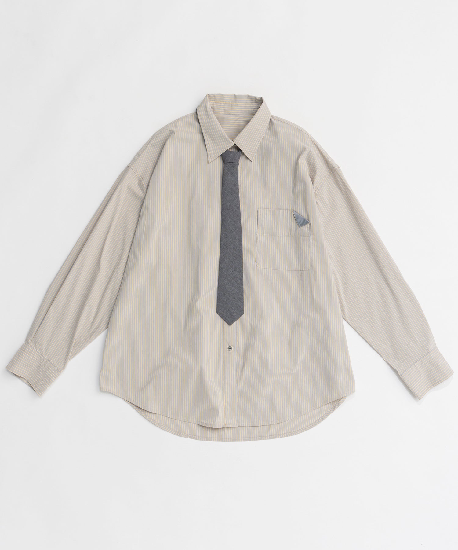 【26SPRING PRE-ORDER】Striped Tie Shirt