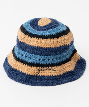 [Ganni] Crochet Mix Bucket Hat