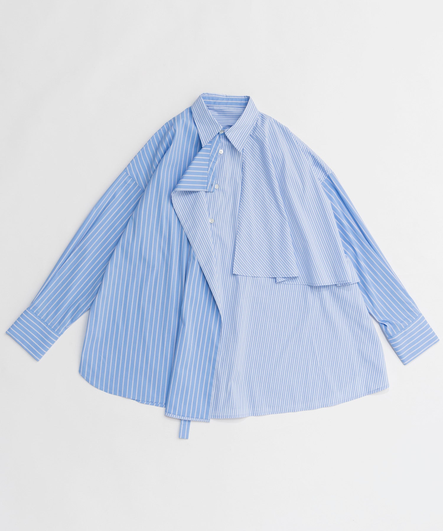 【26SPRING PRE-ORDER】Asymmetrical drape shirt