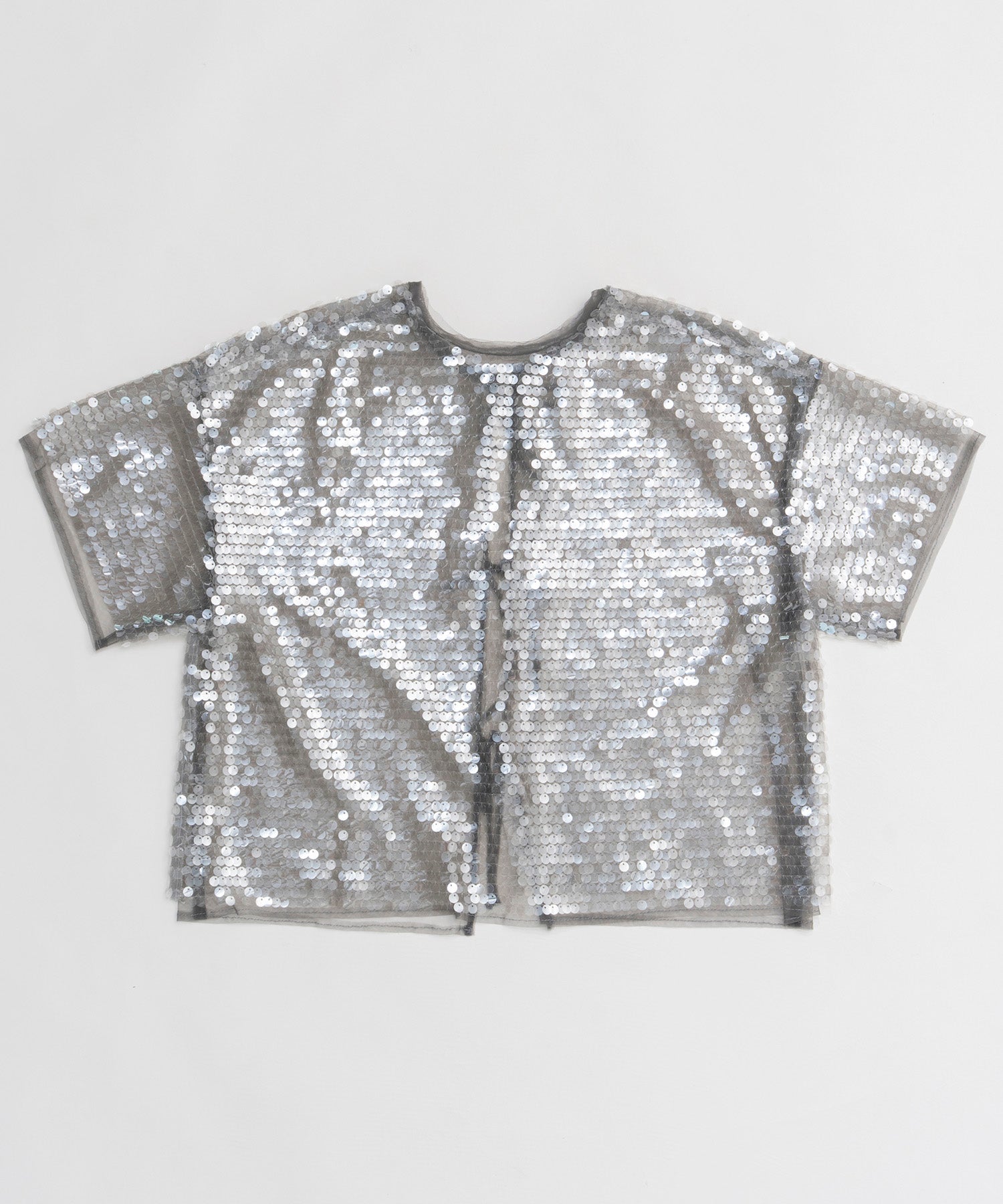 [26SPRING PRE-ORDER] 시어 스팽글 오버 티셔츠