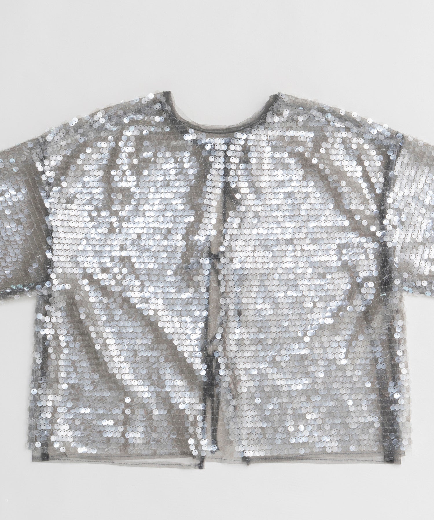 [26SPRING PRE-ORDER] 시어 스팽글 오버 티셔츠