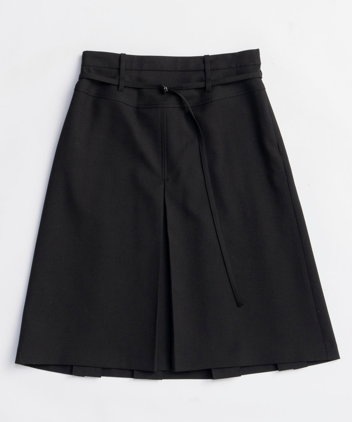 Box Pleats Mid-length Skirt