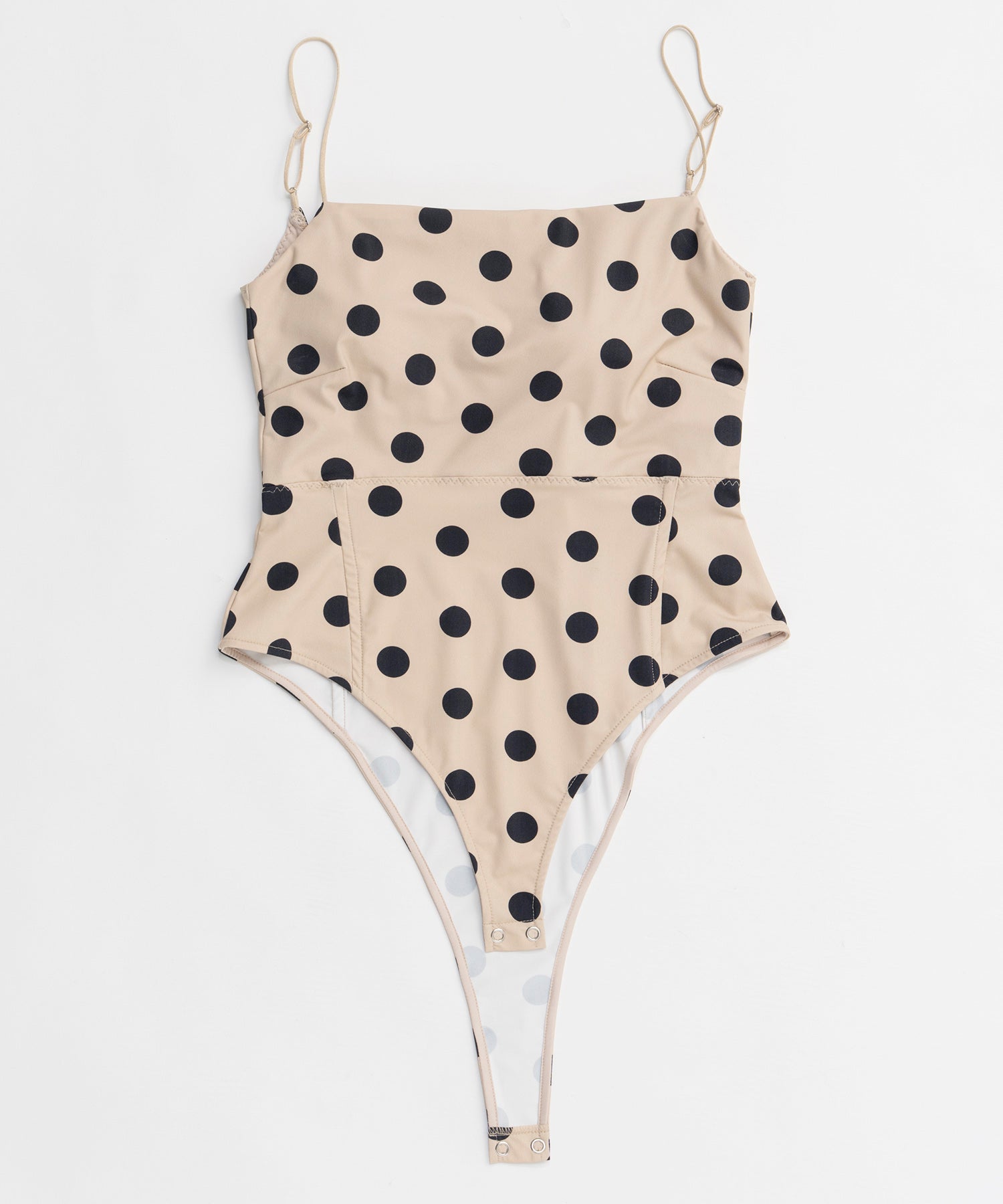 【26SPRING PRE-ORDER】Cup-in Dot Bodysuit