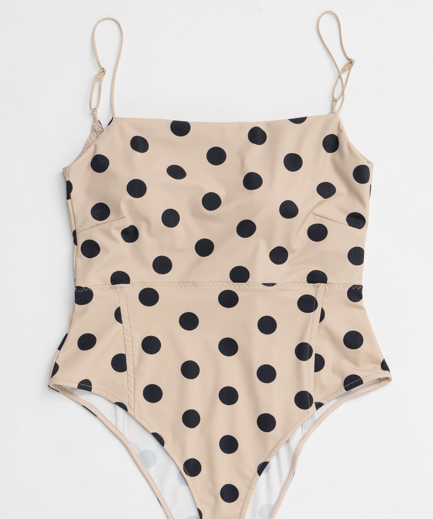 【26SPRING PRE-ORDER】Cup-in Dot Bodysuit