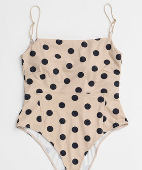 【26SPRING PRE-ORDER】Cup-in Dot Bodysuit