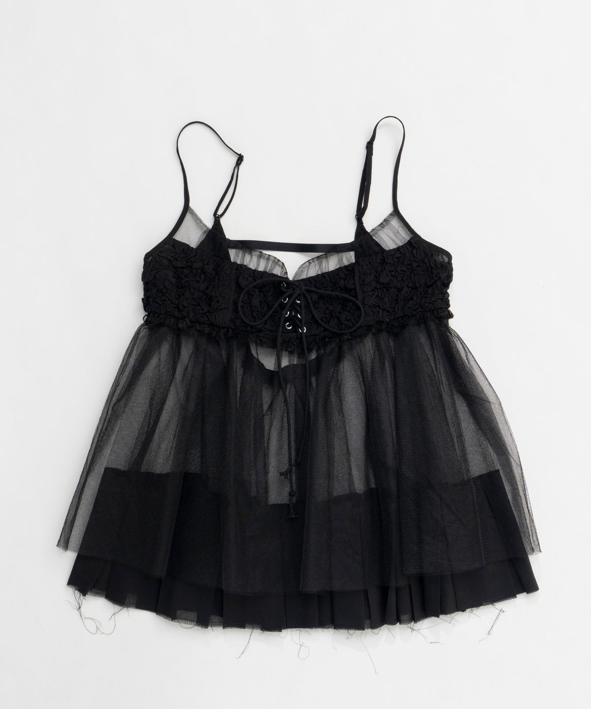 【25SPRING PRE-ORDER】See-through Tulle Tunic