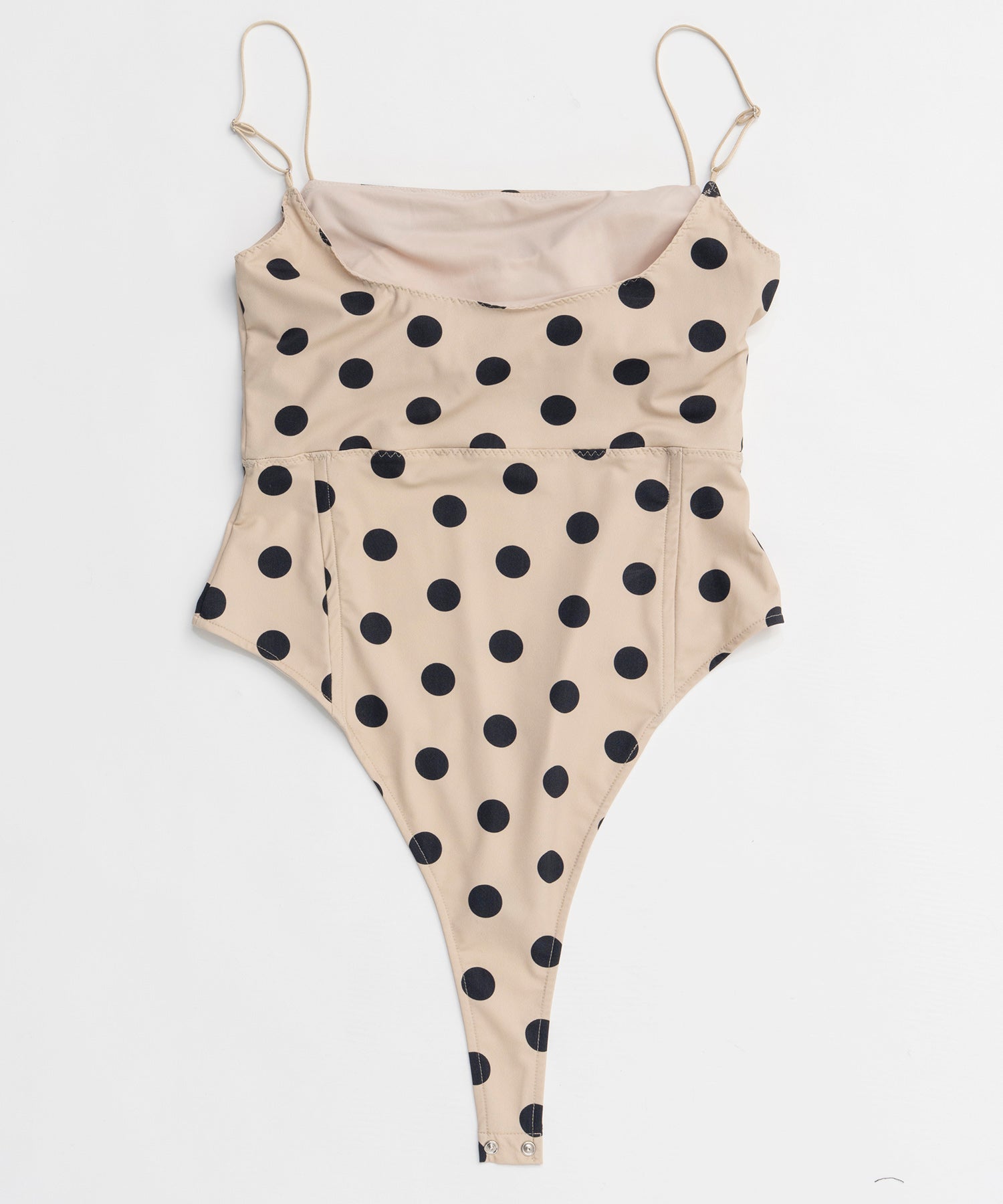 【26SPRING PRE-ORDER】Cup-in Dot Bodysuit