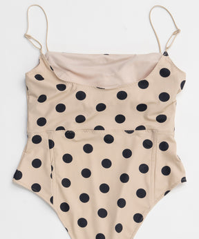 【26SPRING PRE-ORDER】Cup-in Dot Bodysuit