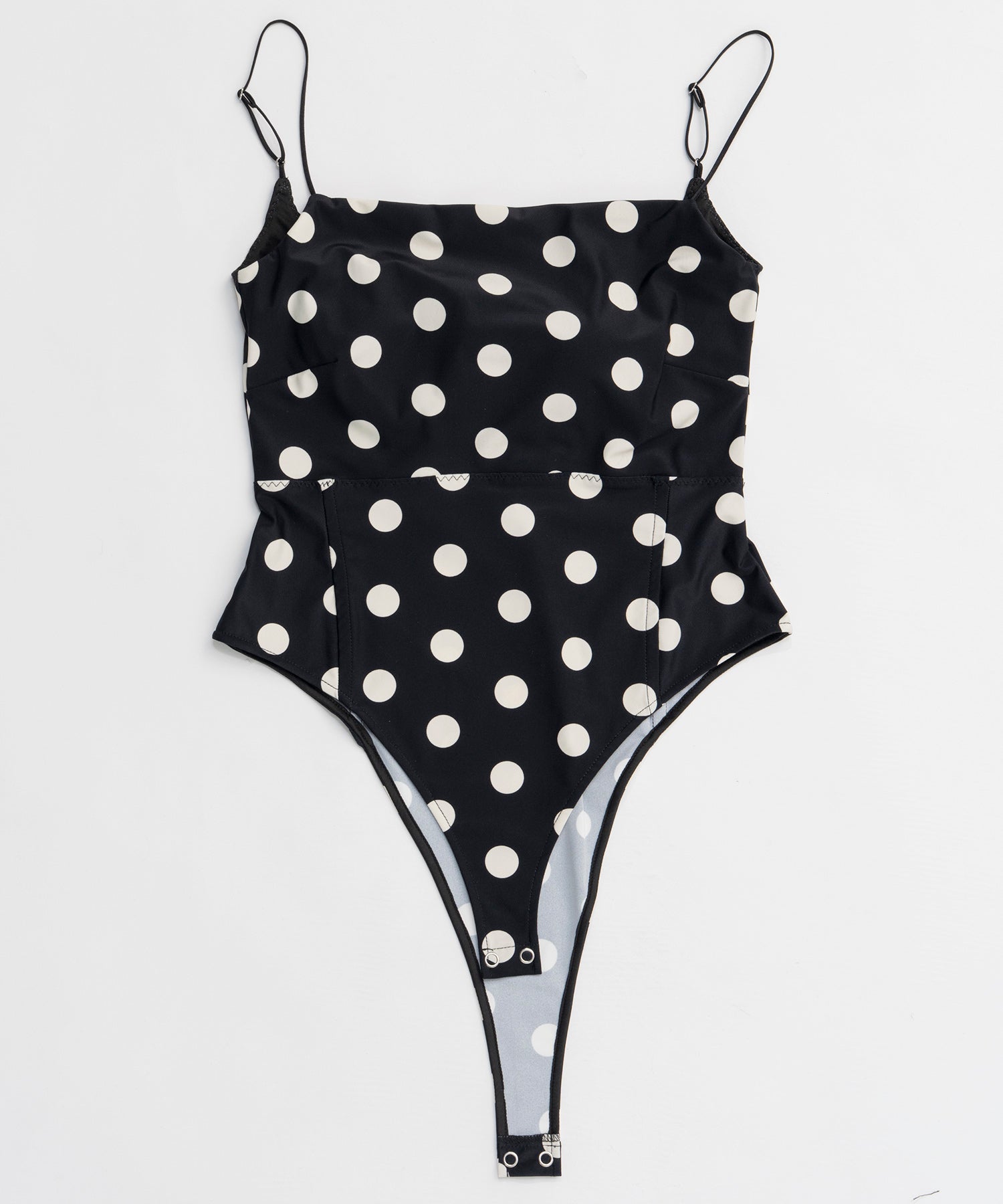 【26SPRING PRE-ORDER】Cup-in Dot Bodysuit