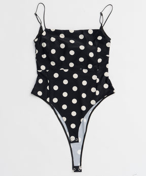 【26SPRING PRE-ORDER】Cup-in Dot Bodysuit