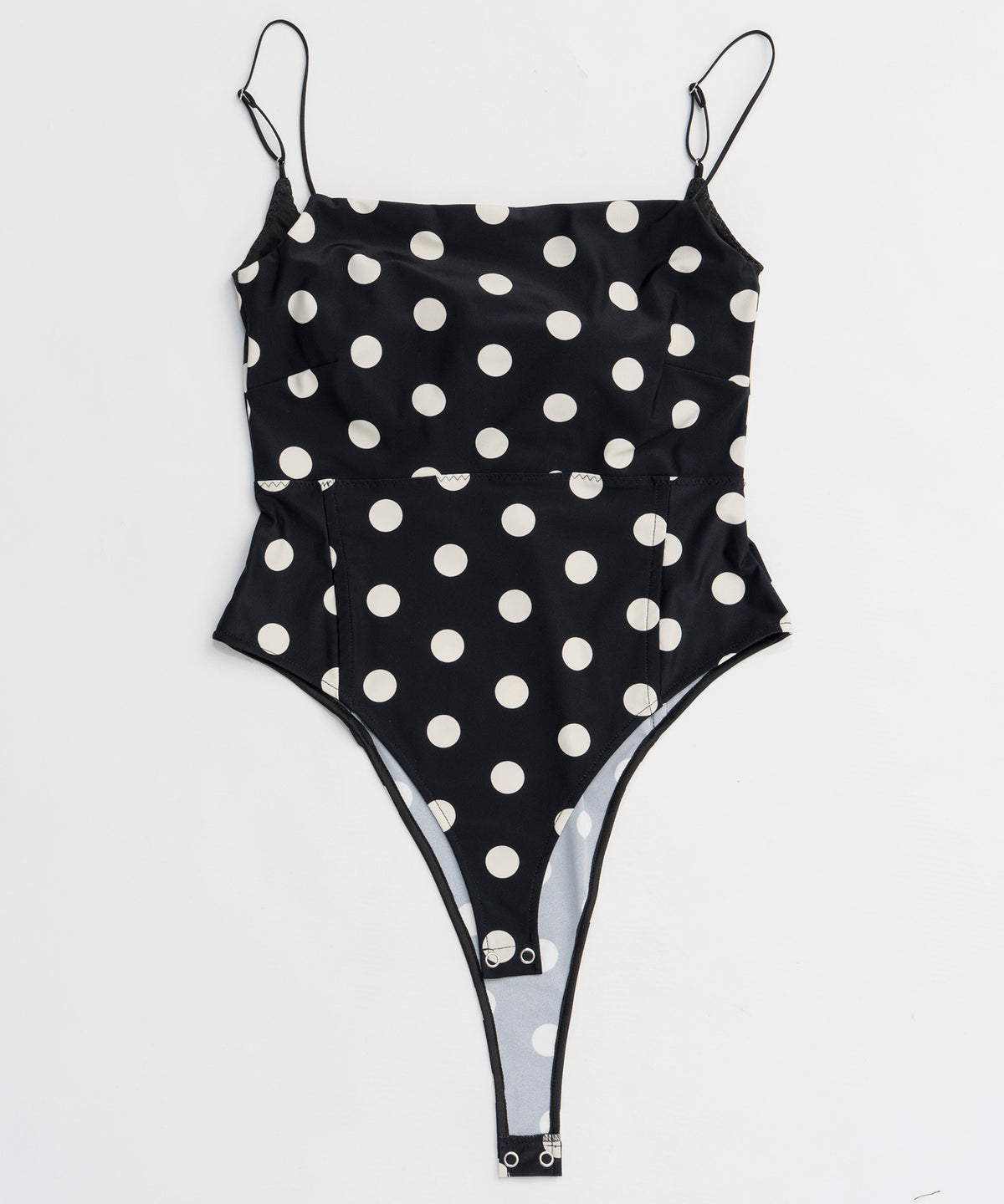 【26SPRING PRE-ORDER】Cup-in Dot Bodysuit