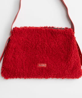 【26AUTUMN PRE-ORDER】Fur Like Square Tote Bag