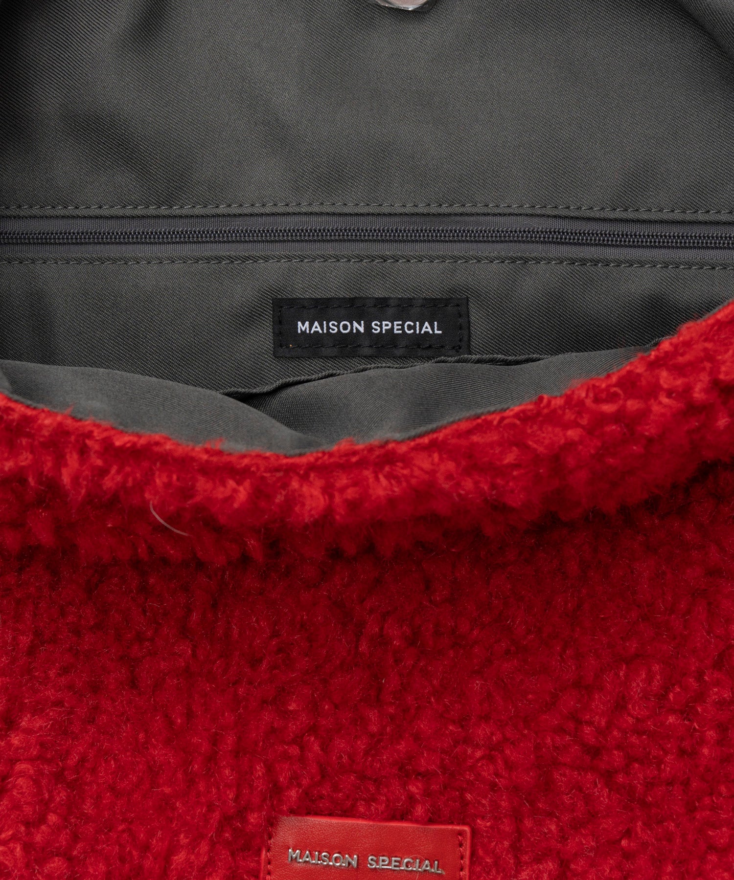 【26AUTUMN PRE-ORDER】Fur Like Square Tote Bag