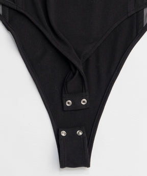 【26SPRING PRE-ORDER】Cup-in Side Sheer Bodysuit