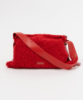 【26AUTUMN PRE-ORDER】Fur Like Square Tote Bag