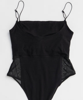 【26SPRING PRE-ORDER】Cup-in Side Sheer Bodysuit