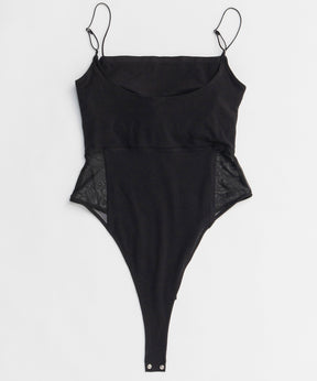 【26SPRING PRE-ORDER】Cup-in Side Sheer Bodysuit