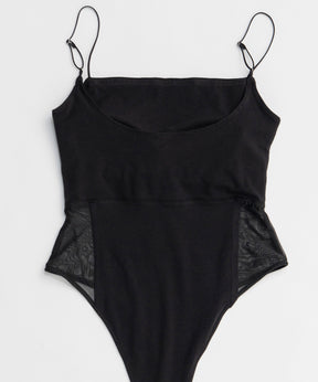 【26SPRING PRE-ORDER】Cup-in Side Sheer Bodysuit