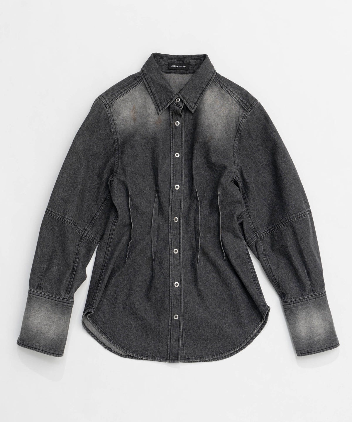 【25SPRING PRE-ORDER】Waist Sharp Denim Shirt