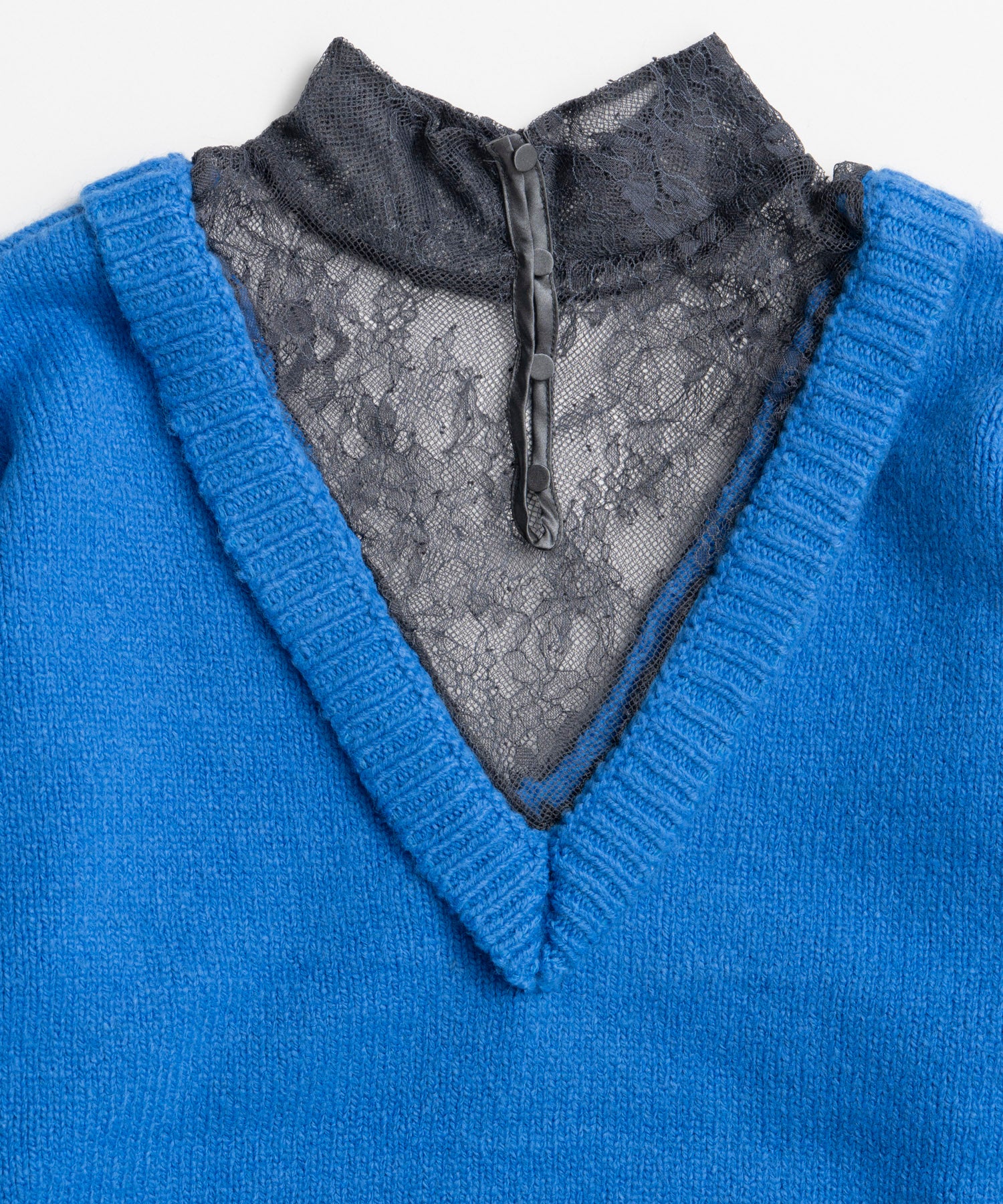 【26WINTER COLLECTION】Lace Docking Knit Top