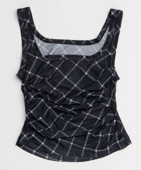 【26SPRING PRE-ORDER】Three-Piece Sheer Polo Top