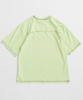 Multi-Way Color Stitch Over T-Shirt