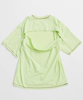 Multi-Way Color Stitch Over T-Shirt