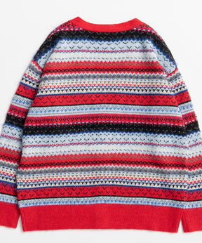 [26WINTER COLLECTION] 提花针织开衫