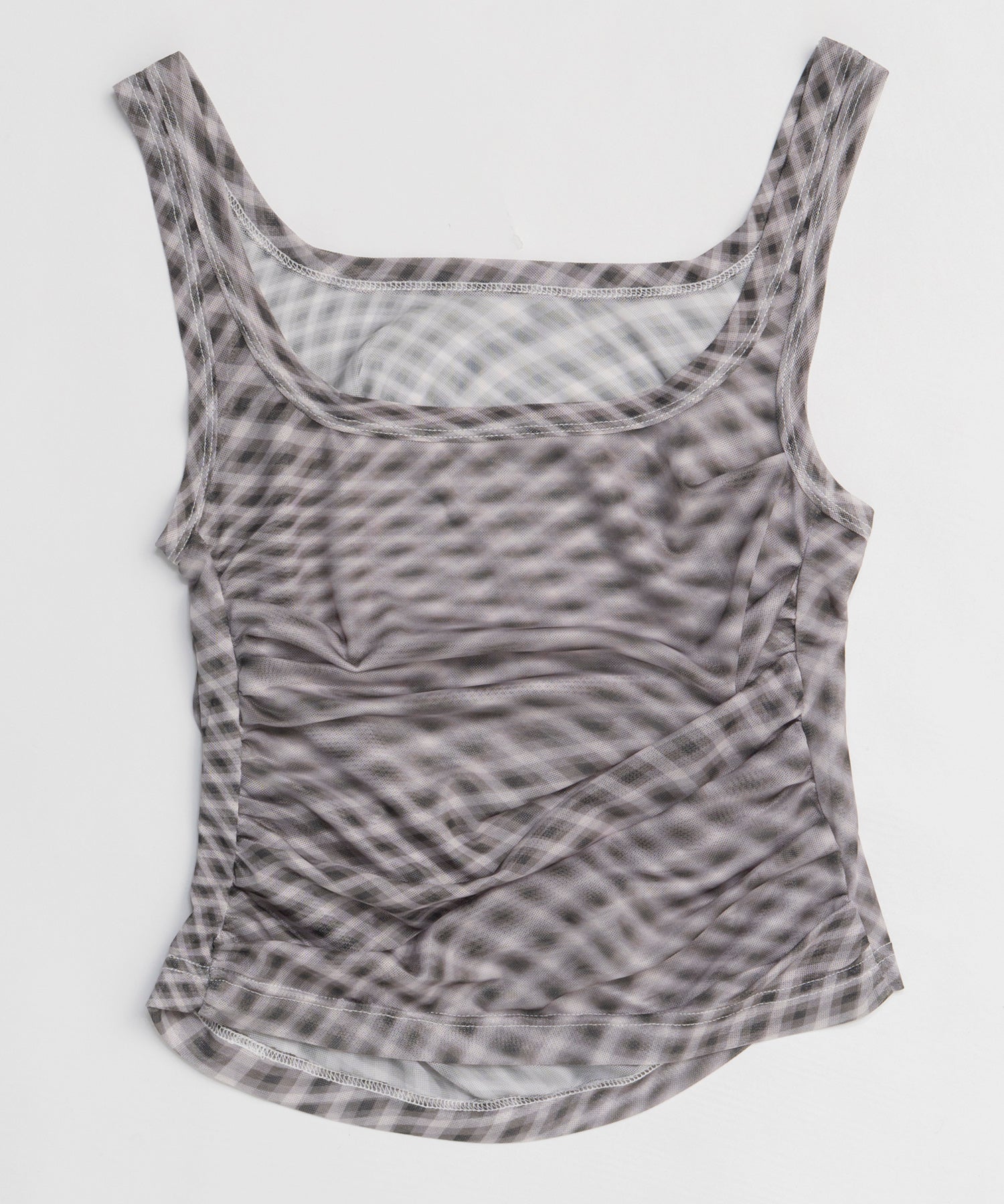 【26SPRING PRE-ORDER】Three-Piece Sheer Polo Top